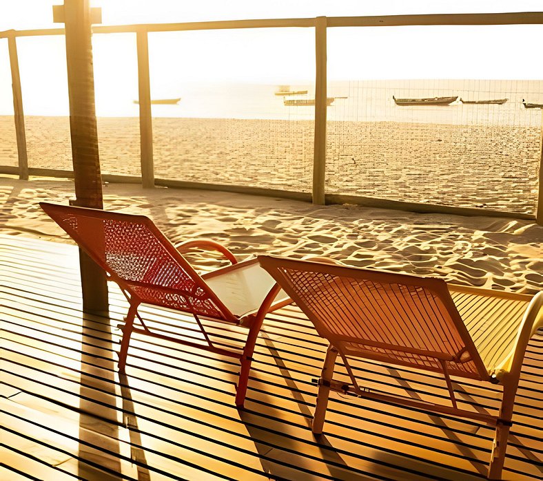 Melhor localização da praia com rooftop beira mar