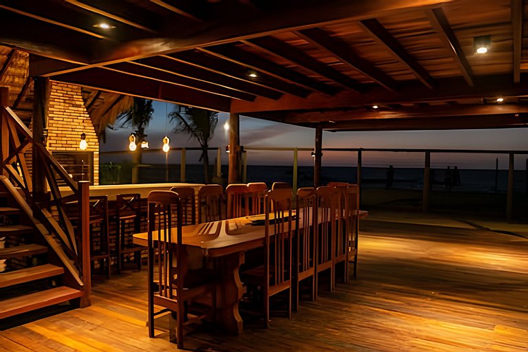 Melhor localização da praia com rooftop beira mar