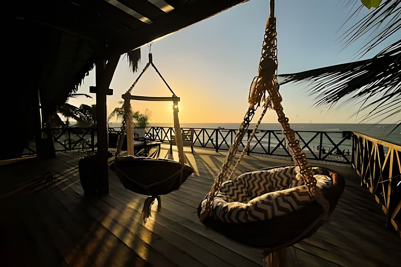 Melhor localização da praia com rooftop beira mar