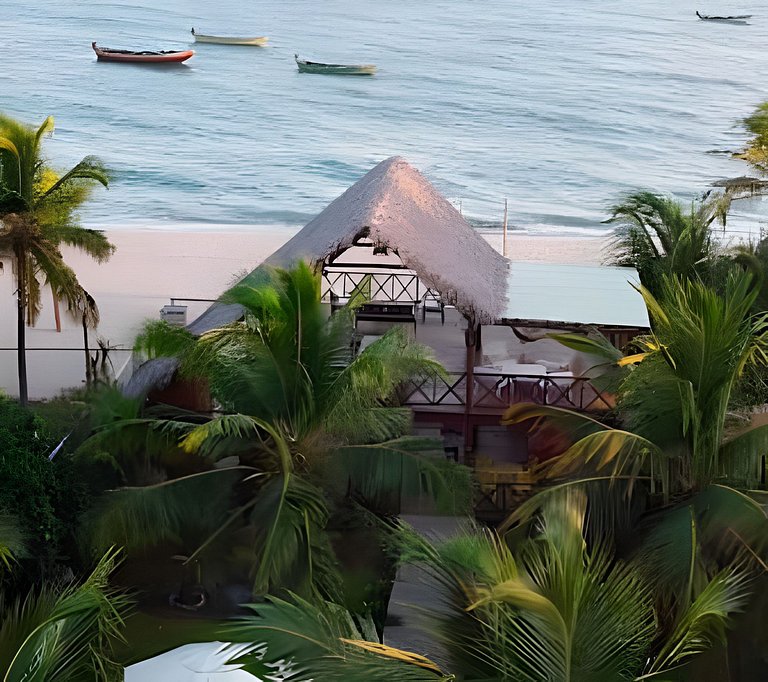 Melhor localização da praia com rooftop beira mar